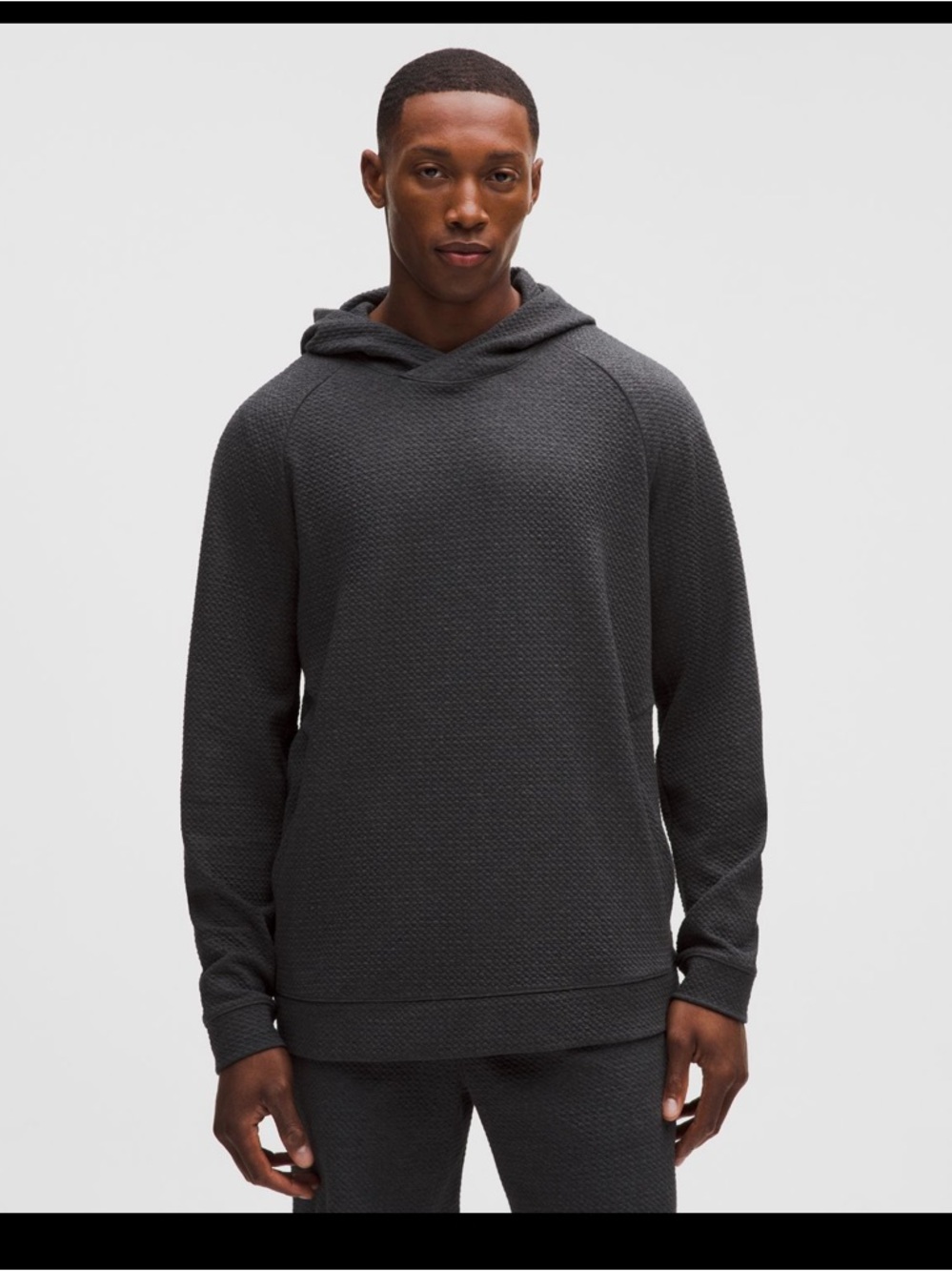 lululemon athletica Men's Crewneck Hooded Sweater - Gray